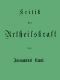 [Gutenberg 55925] • Kant's gesammelte Schriften / Band V. Kritik der Urtheilskraft.